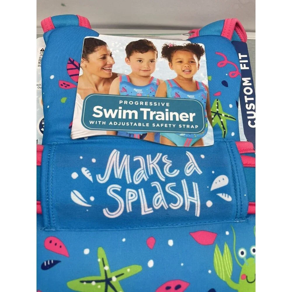 Swim School Progressive Swim Trainer Level 3 Safety Vest Ages 3-5 Max 38 lbs